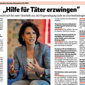 Den Tätern helfen