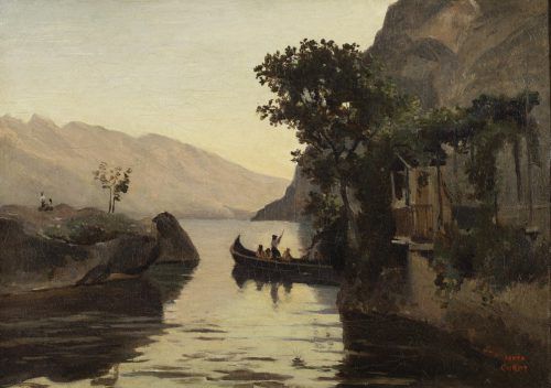 „Bei Riva am Gardasee“ von Corot, 1834, stammt aus der Sturzenegger-Sammlung und kam 1940 ins Museum. Kunstmuseum St. Gallen