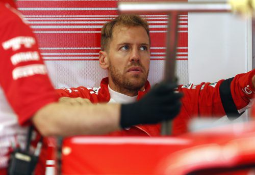 Der Druck auf Ferrari-Pilot Sebastian Vettel steigt im Kampf um den WM-Titel.  AP