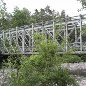 Alte Eisenbahnbrücke wird saniert