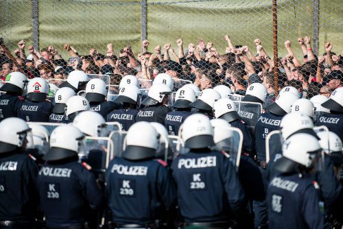 Die im Juni abgehaltene Grenzübung in Spielfeld trug den Titel "ProBorders". Kritik kam unter anderem vom Nachbarland Slowenien. AFP