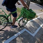 Zick-Zack-Radweg sorgt für Spott