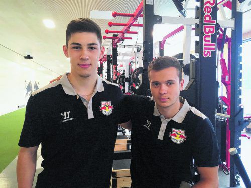 Elias Wallenta und Marcel Zitz spielen mit der AHL-Auswahl Salzburgs in Sotschi. RB/MK