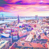 Magisches Licht in Riga