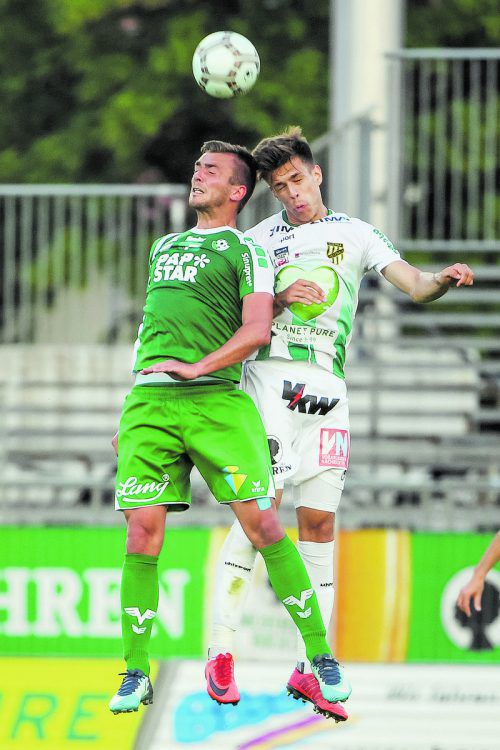 Für den 19-jährigen Innenverteidiger Darijo Grujcic gilt nach seiner Absage zum Wechsel in die Premier League der Fokus wieder voll und ganz der Lustenauer Austria. GEPA