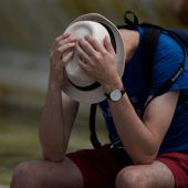 Temperaturrekord und Flächenbrand