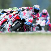 Der Sieg führt über die Ducatis