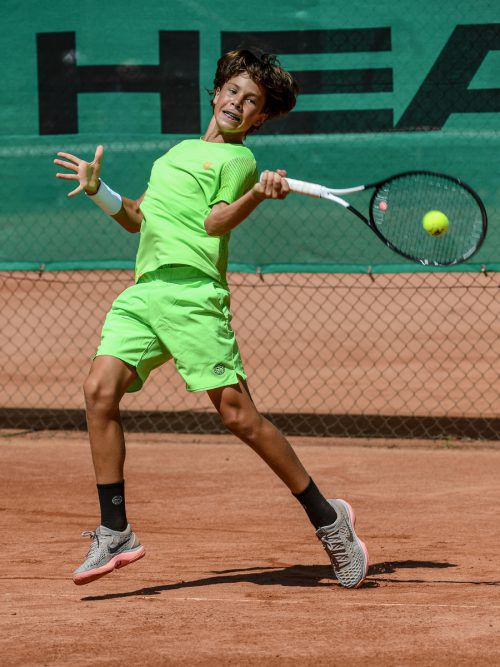 Joel Schwärzler ist bei der ÖTV-Meisterschaft in Dornbirn sowohl im Einzel als auch Doppel noch im Titelrennen. gepa