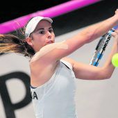 Julia Grabher gewann dasPrestigeduell gegen Barbara Haas