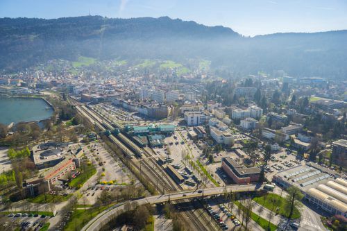 Seestadt-Pläne sorgen für Gesprächsstoff. VN/Hartinger