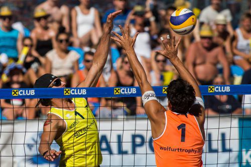 Vom 10. bis 12. August verwandelt sich die Beacharena in Wolfurt in ein Partyparadies für Groß und Klein. Österreichs Topteams duellieren sich mit den besten Beachvolleyballteams aus aller Welt.  vn/steurer