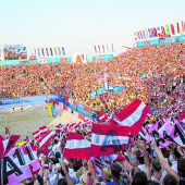 Ein Beachvolleyballfest mit 100.000