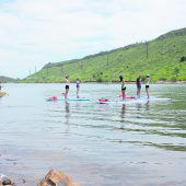 Yoga auf dem Stand-up Paddle