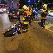 Biker übersehen und erfasst