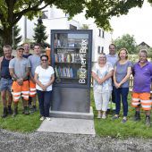 Mini-Bibliothek im Freien