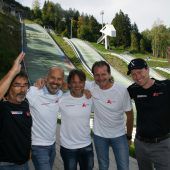 Bürgermeistertrio bereitfür die X-Challenge