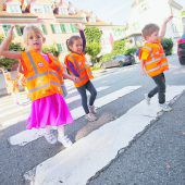 Sicher mit der VN-Kindergartenweste