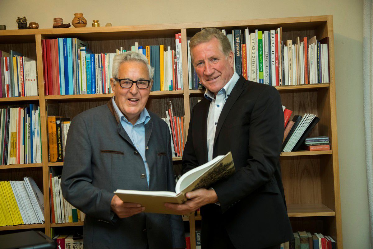 Die VN-Ombudsmänner Gottfried Feurstein und Erich Schwärzler.VN/Paulitsch