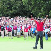 Tiger Woods wartete fünf Jahreauf den 80. Turniersieg