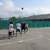 Großer Andrang bei Streetball-Contest