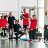 Klinken putzen beim Physiotherapeuten