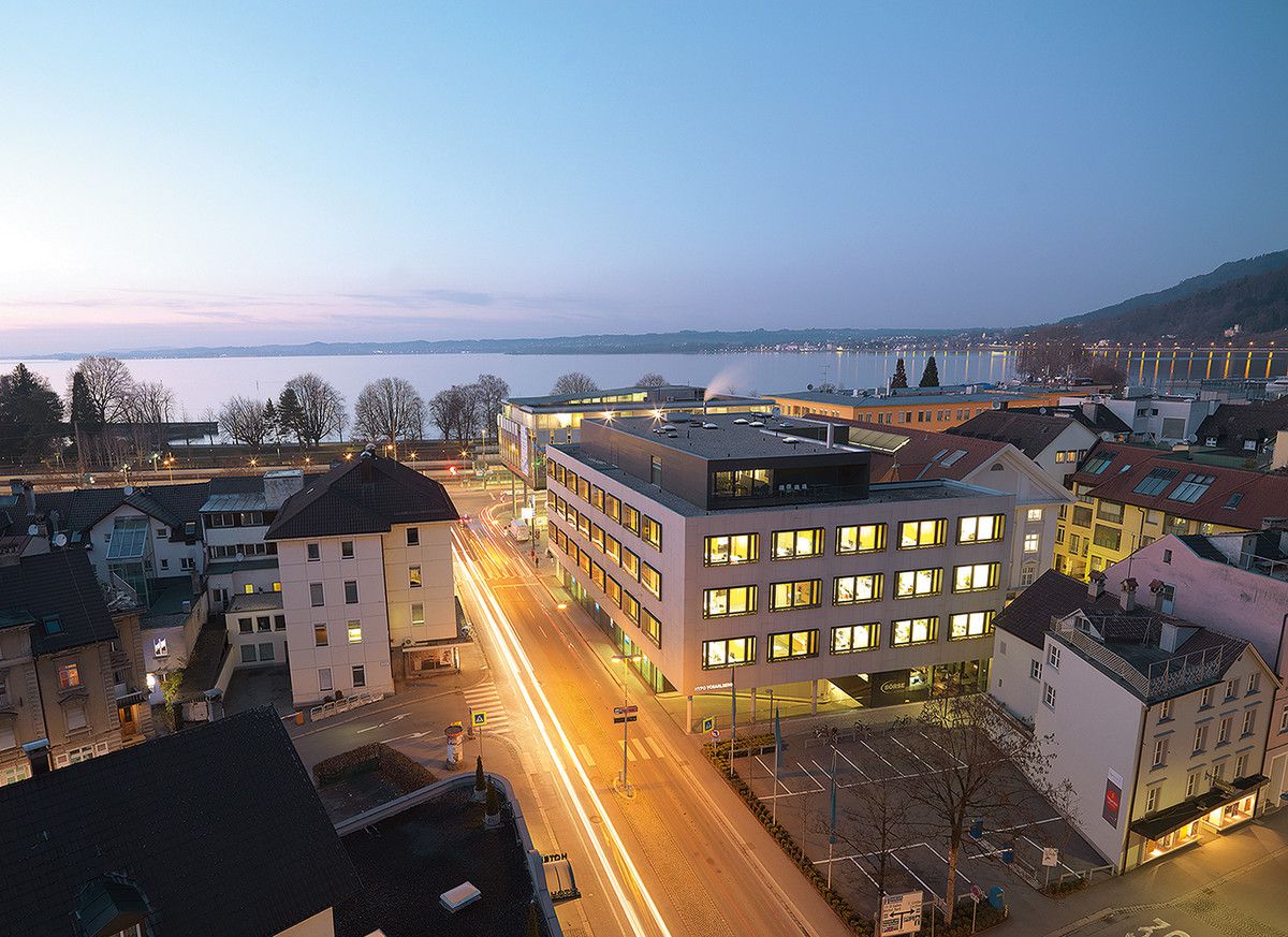 Zentrale der Hypo Vorarlberg: Große Herausforderungen. FA