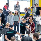 Volle Lehrwerkstatt