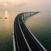 Umstrittene Superbrücke