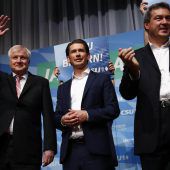 Kurz leistet Söder Wahlkampfhilfe