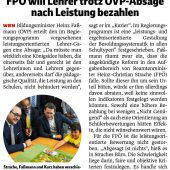Leistungsorientierte Lehrergagen