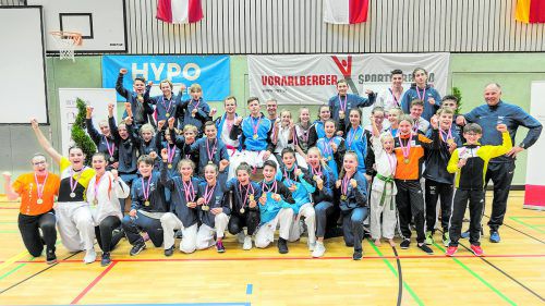 Vorarlbergs Nachwuchssportler verbuchten mit Heimvorteil in Höchst eine neue Rekordausbeute von 53 Medaillen. Verband