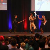 Schaulaufen der Comic- und Fantasyfans