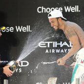 Hamilton-Party in Abu Dhabi