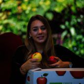 Frucht mit Biss