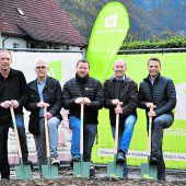 Spatenstich in Dornbirn