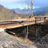 In Mellau entsteht neue Brücke