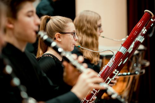 Die Fagottistin Johanna Bilgeri (17) besucht die Klasse von Allen Smith am Landeskonservatorium. Victor Marin