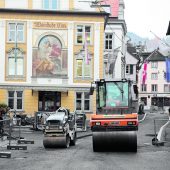Schweres Gerät am Leutbühel