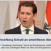 Unverfrorene Rechtfertigung des Kanzlers