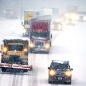 Schneesturm überfällt Südosten der USA