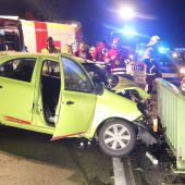 Kollision bei 140 km/h