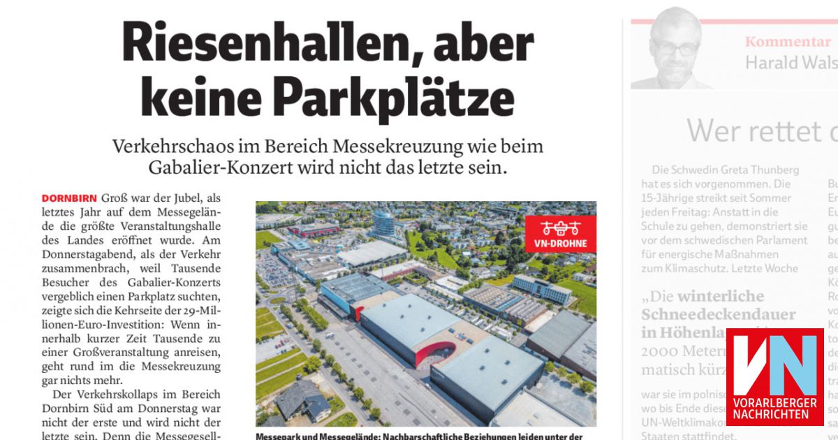 Riesenhallen, aber keine Parkplätze - Vorarlberger Nachrichten | VN.AT