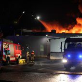 Großbrand im Galvanik-Werk