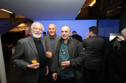 Werner Sonderegger, Günter Schleinitz und Wolfgang Tschallener vom Schlosserhus.