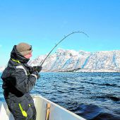 Große Fische beim Winterangeln