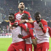 Salzburg bejubelt den Achtelfinaleinzug in der Europa League, Aus für Rapid. »C1