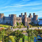 Der Ort Conwy und sein Schloss