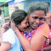 Entsetzen und Trauer in Sri Lanka