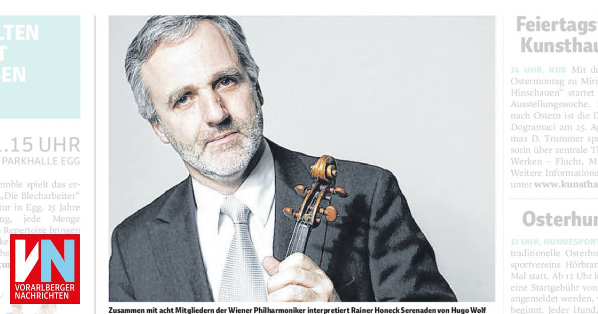 Rainer Honeck Und Seinephilarmonischen Freunde Vorarlberger 
