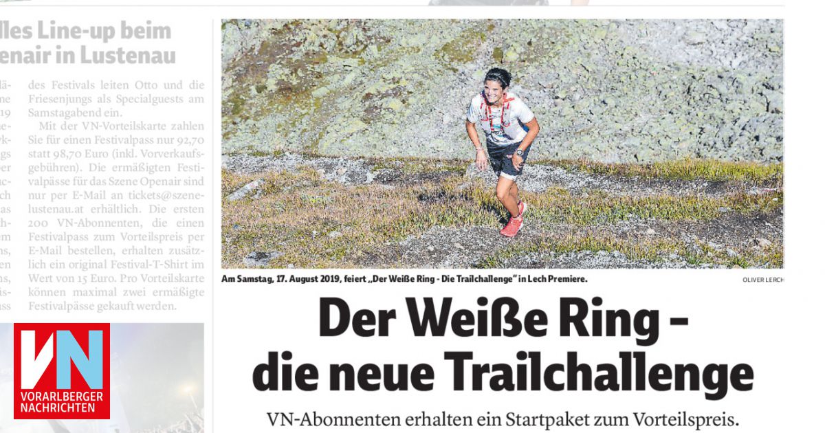 Der Weiße Ring – die neue Trailchallenge - Vorarlberger Nachrichten | VN.AT